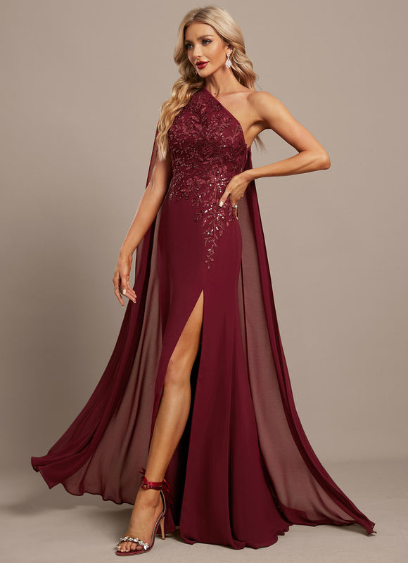 Robe Chic Rouge Mystique Élégant - gallery 5