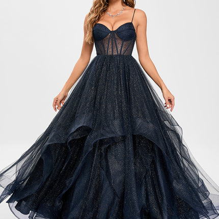 Robe Chic Glamour Tulle Longueur