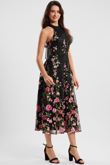 Robe Chic Cocktail Florale - gallery 2