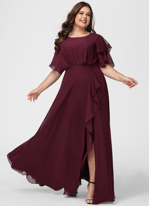Robe Chic Mousseline Drapée - gallery 8
