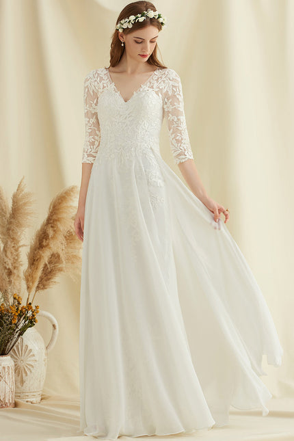Robe Blanche Plage Chic - gallery 2