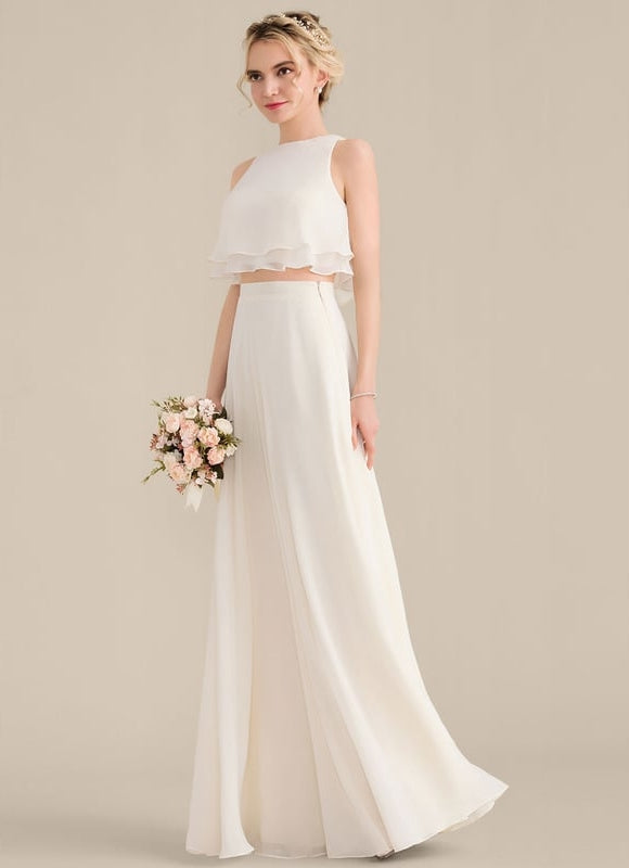 Robe Chic Mousseline Drapée - gallery 3