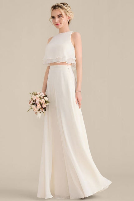 Robe Chic Mousseline Drapée - gallery 3