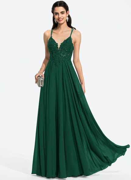 Robe Chic Vert Émeraude Flottante