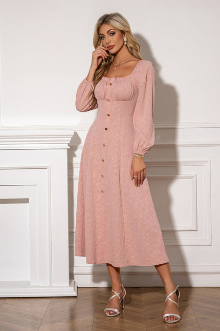 Robe Chic Midi Rose Boutonnière - gallery 3