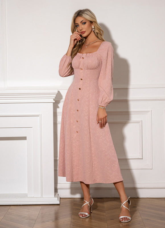 Robe Chic Midi Rose Boutonnière - gallery 3