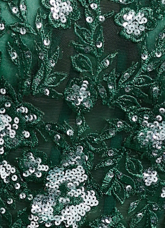 Robe Chic Tulle Verte - gallery 4