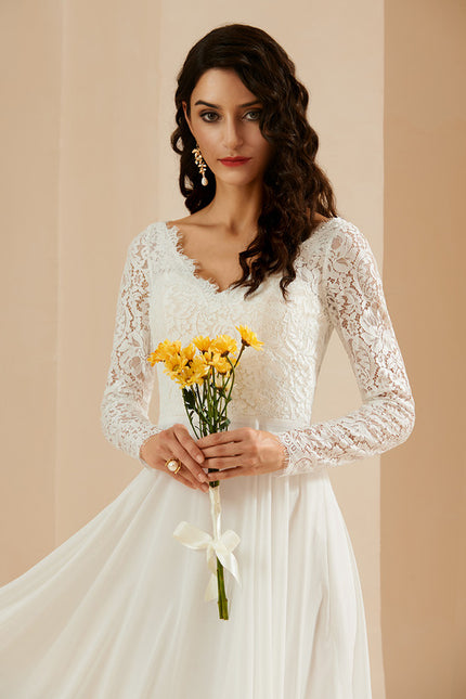 Robe Blanche Plage Chic - gallery 1