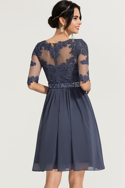 Robe Chic Bleu Nuit Enchanté - gallery 2