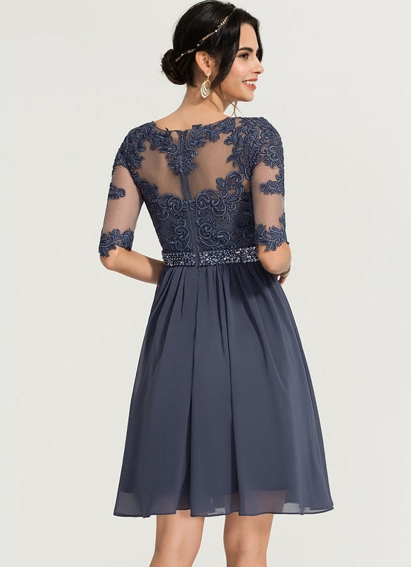 Robe Chic Bleu Nuit Enchanté - gallery 2