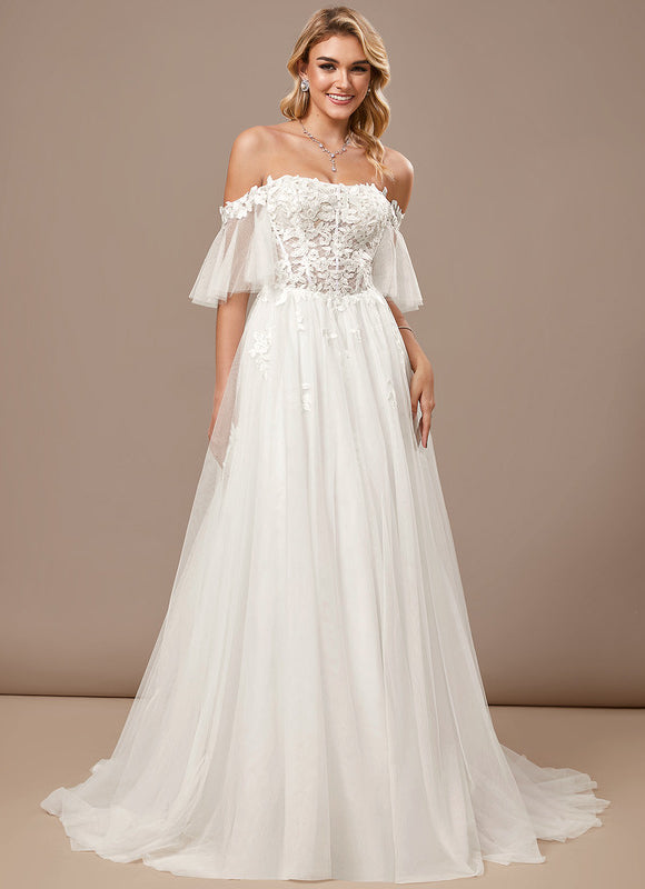 Robe Chic Mariée Tulle Étoilé - gallery 3