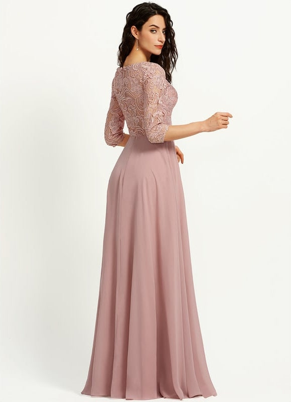 Robe Chic Soirée Rosée - gallery 3