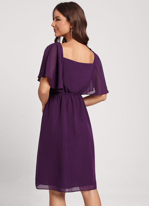 Robe Chic Bleu Nuit Élégante - gallery 1