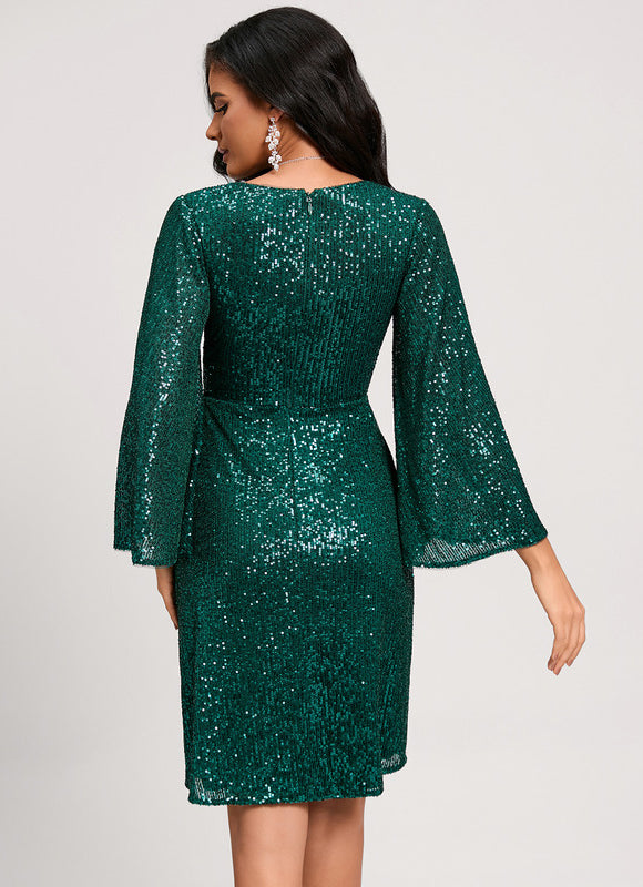 Robe Chic Éclat Émeraude - gallery 3
