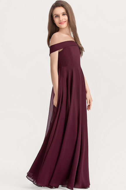 Robe Chic Bordeaux Évasée - gallery 4