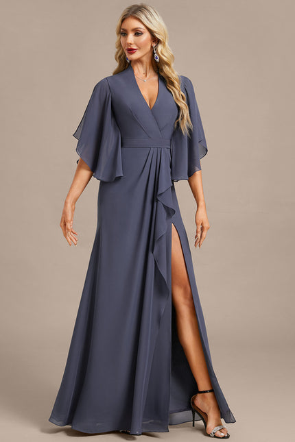 Robe Chic Fluide Drapée - gallery 4