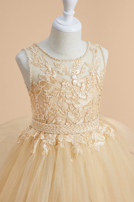 Robe Chic Dorée Tulle - gallery 6