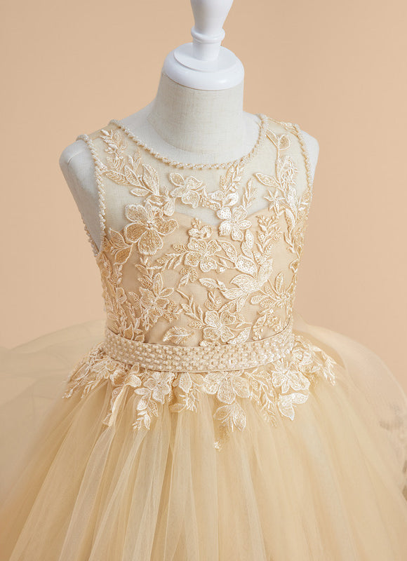 Robe Chic Dorée Tulle - gallery 6