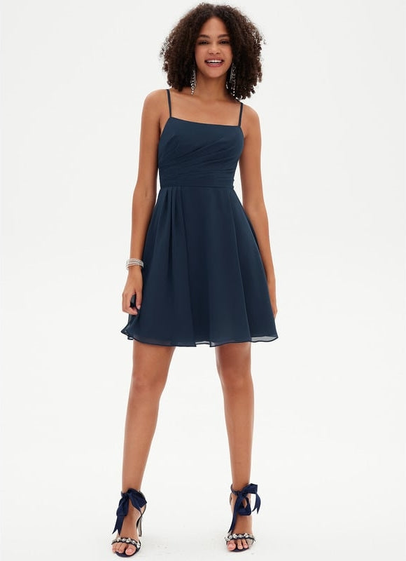 Robe Chic Mousseline Courte - gallery 2