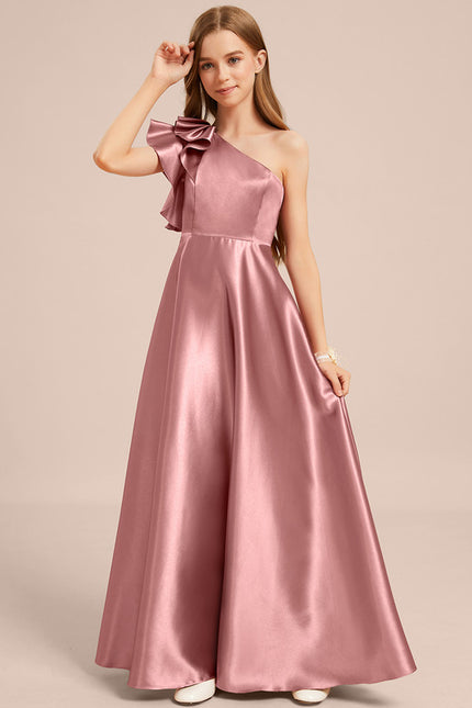 Robe Chic Satin Bourgogne - gallery 6