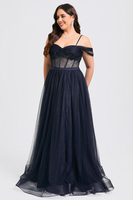 Robe Chic Élégance Tulle Svelte - gallery 7