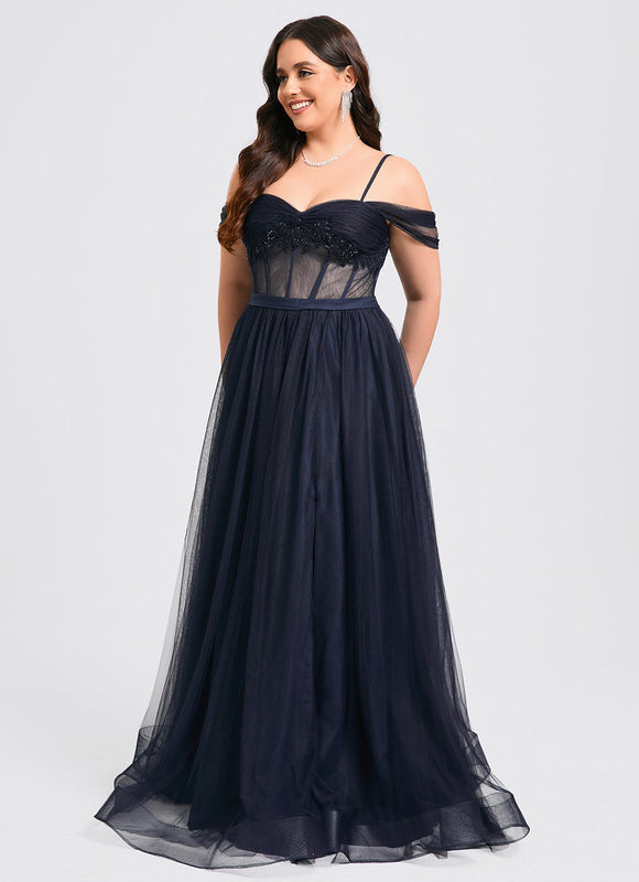 Robe Chic Élégance Tulle Svelte - gallery 7