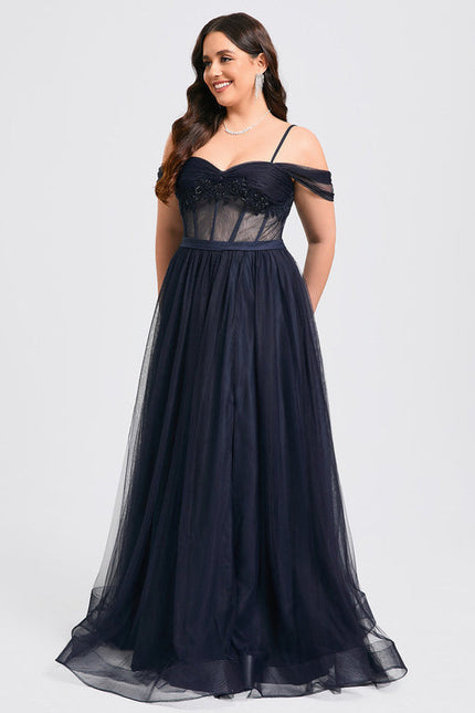 Robe Chic Élégance Tulle Svelte - gallery 7