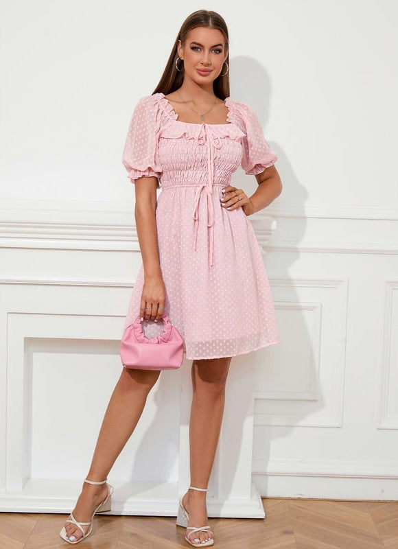 Robe Chic À Pois Douce - gallery 5