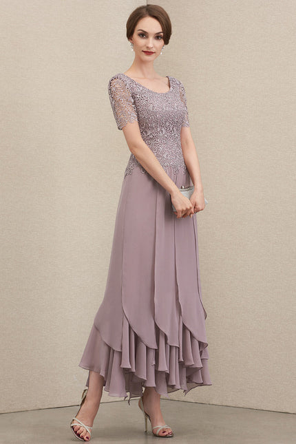 Robe Chic Mousseline Lavande - gallery 2