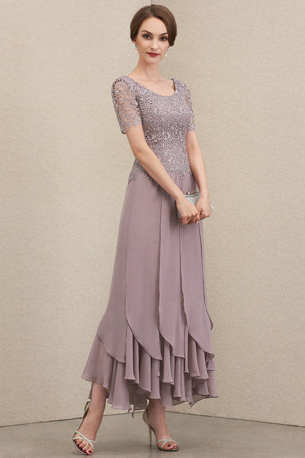 Robe Chic Mousseline Lavande - gallery 2