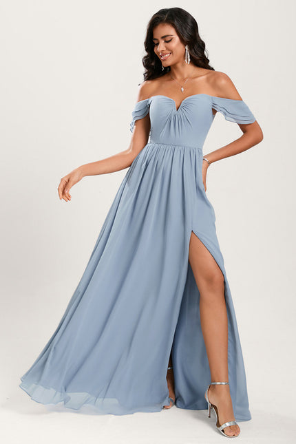 Robe Chic Violet Élégant - gallery 3