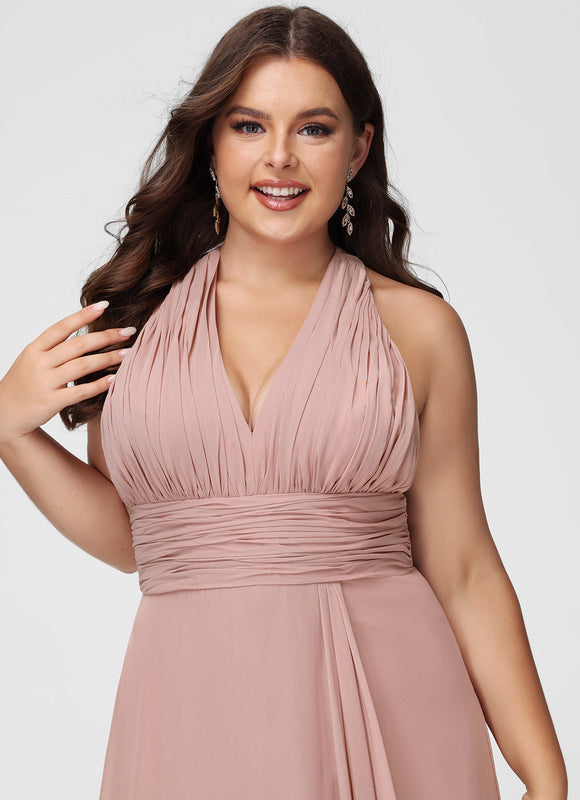 Robe Chic Mousseline Asymétrique - gallery 9