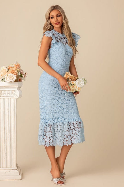 Robe Chic Midi Azur - gallery 6