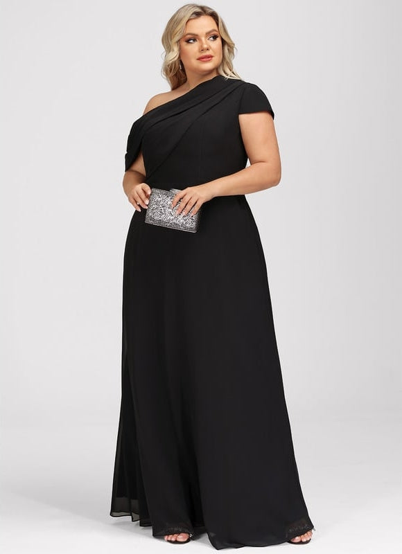 Robe Chic Noir Élégance Flottante - gallery 8