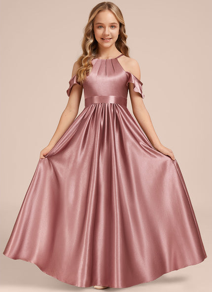 Robe Chic Satinée Bordeaux