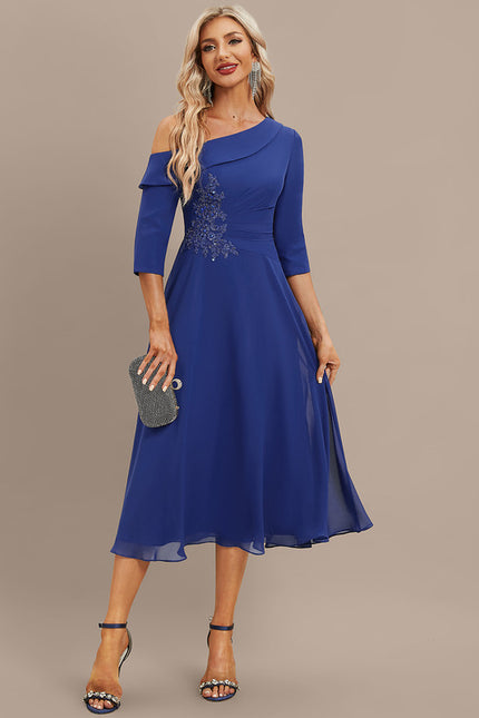 Robe Chic Chic Asymétrique Éclat - gallery 1