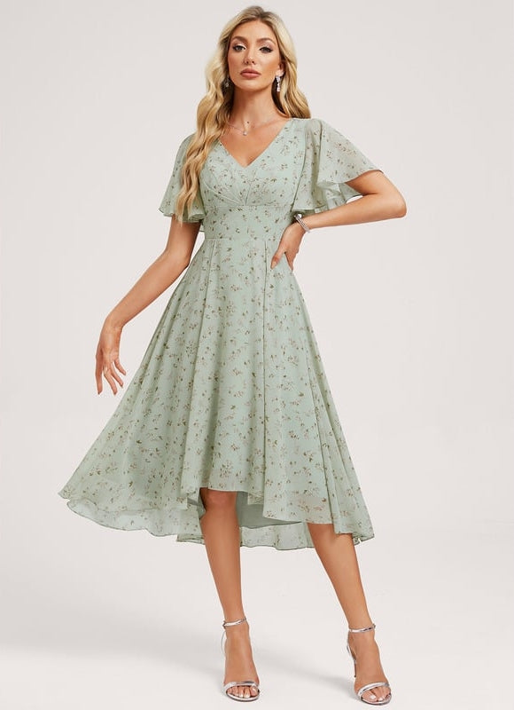 Robe Chic Fluide Bleu Nuit