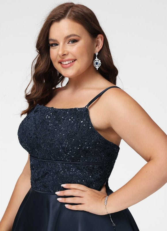 Robe Chic Satin Nuit Étoilée - gallery 7