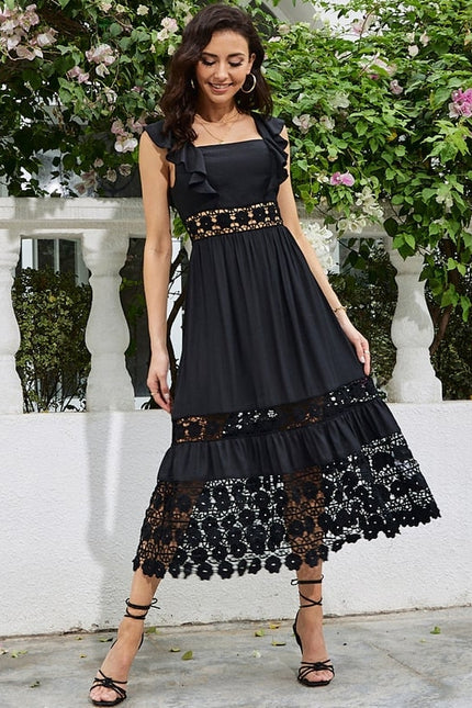 Robe Chic Dentelle Midi - gallery 4