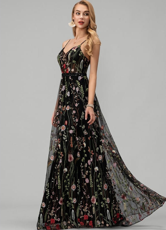 Robe Chic Fleur Dobsidienne - gallery 3