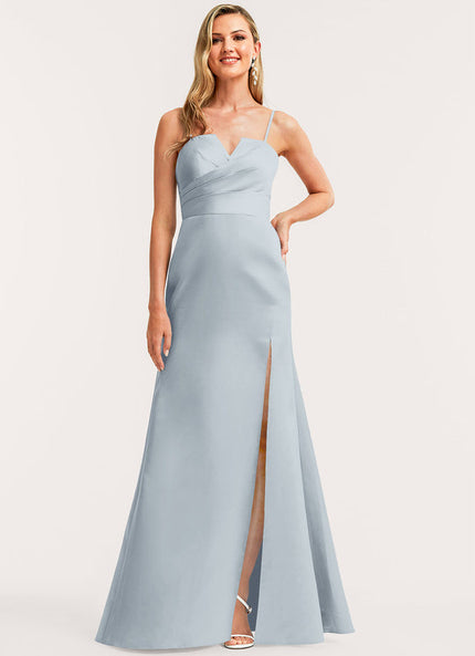 Robe Chic Satinée Rose Pâle