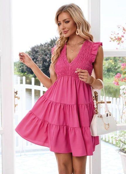 Robe Chic Vaporeuse Rouge