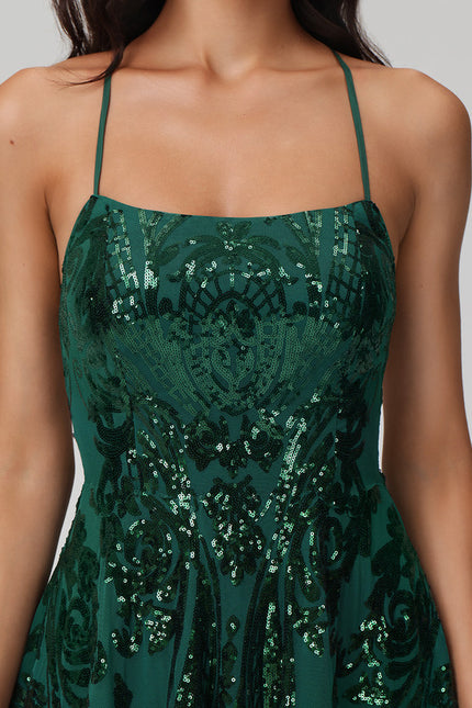 Robe Chic Vert Scintillant - gallery 3