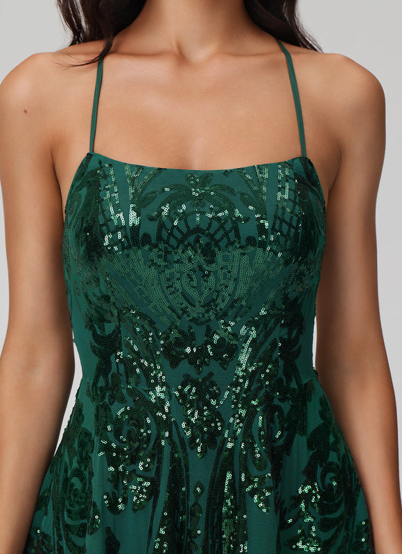 Robe Chic Vert Scintillant - gallery 3