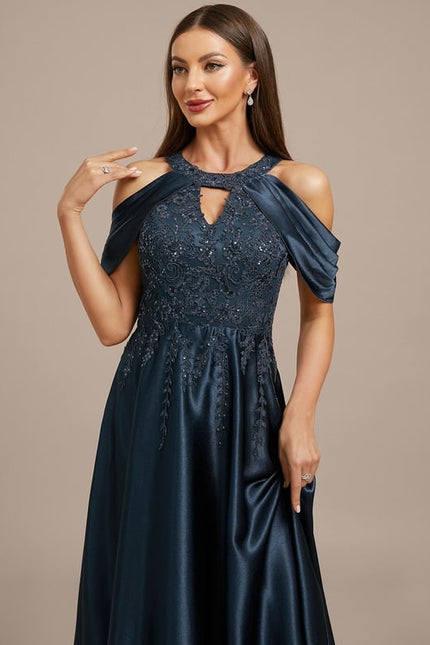 Robe Chic Satin Nuit - gallery 1