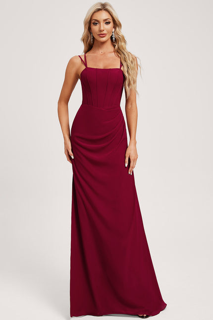 Robe Chic Sirène Bordeaux