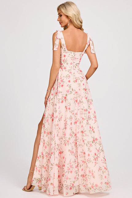 Robe Chic Longue Verte Élégante - gallery 5