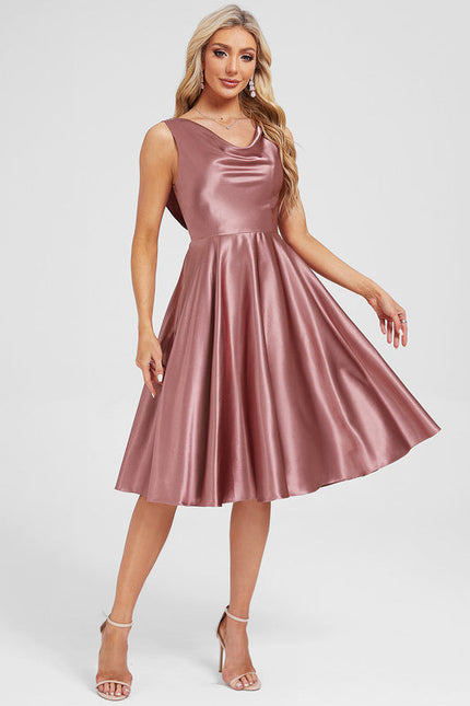 Robe Chic Rose Irisée - gallery 1