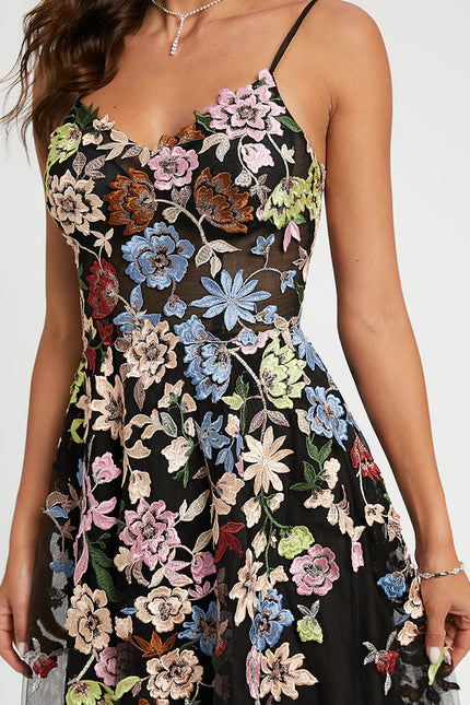 Robe Chic Fleurir Sombre - gallery 3
