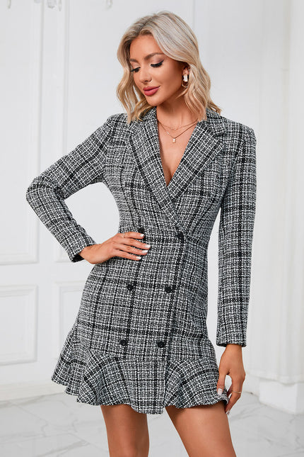 Robe Chic Tweed Élégante - gallery 1